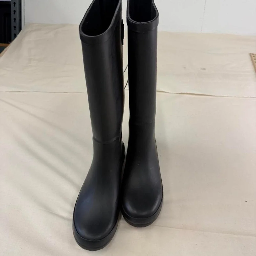 Brand new with tags A New Day black waterproof‎ rain boots